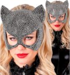 Maschera Gatto Strass - Widmann
