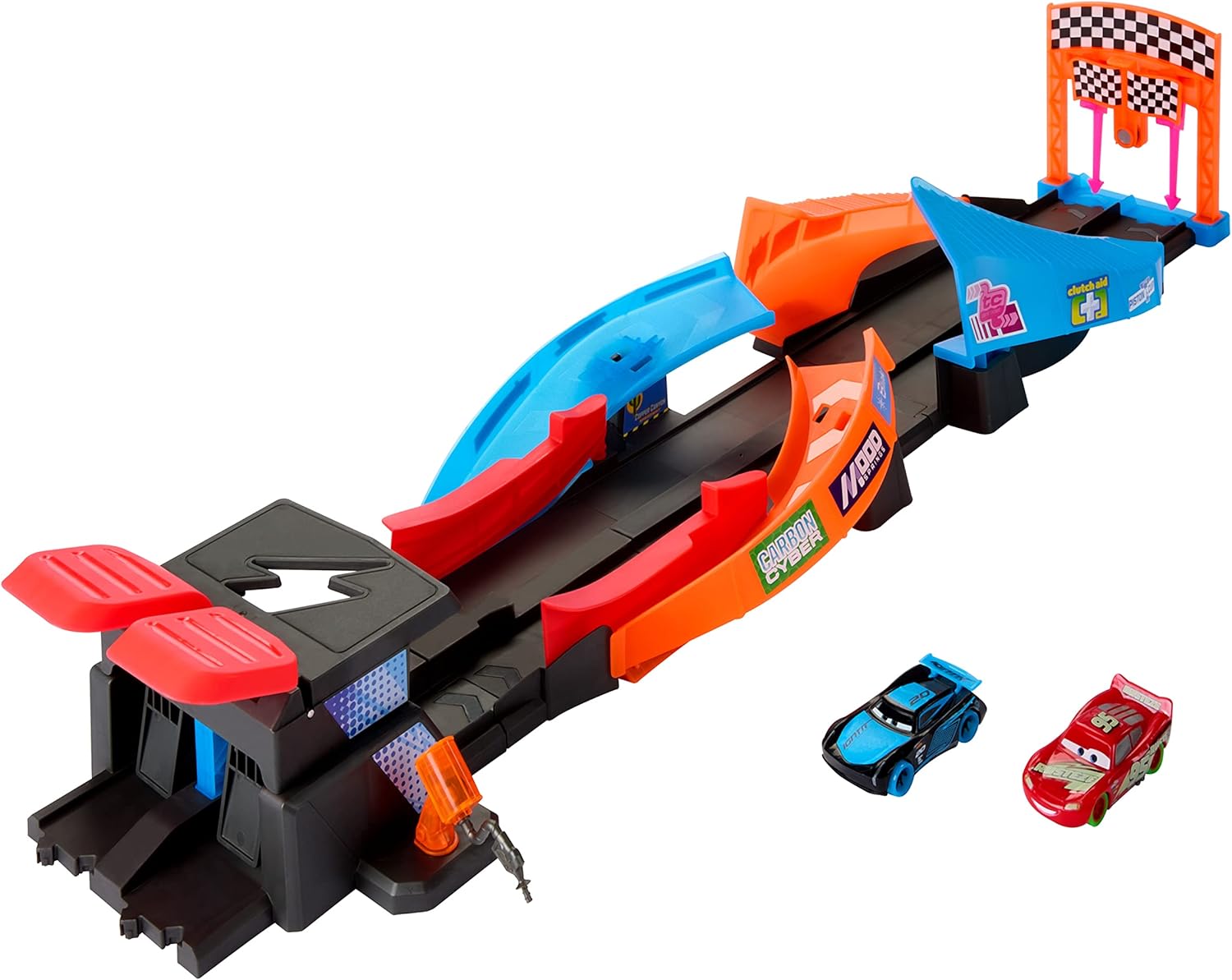 Cars Grow Racers Launch & Criss-Cross - Mattel - immagine 2