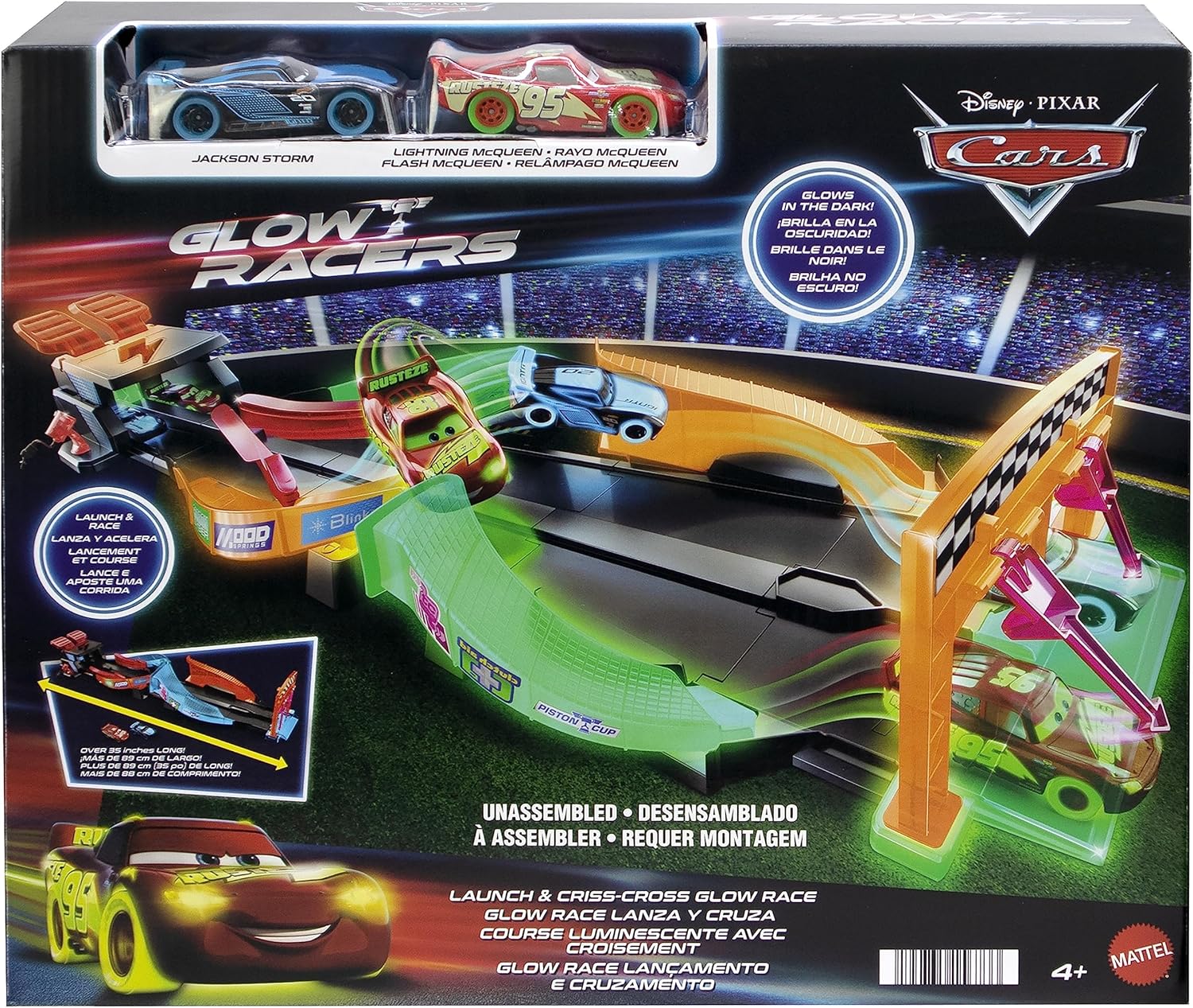 Cars Grow Racers Launch & Criss-Cross - Mattel - immagine 6