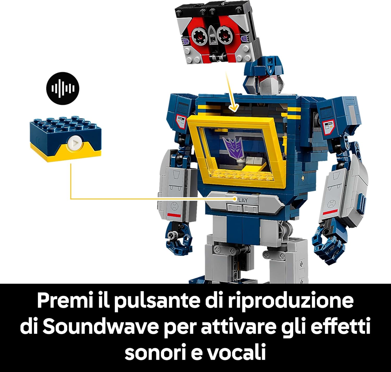 10358 Transformers Soundwave - Lego - immagine 4
