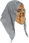 Maschera Strega con Cappuccio in Lattice - Guirca